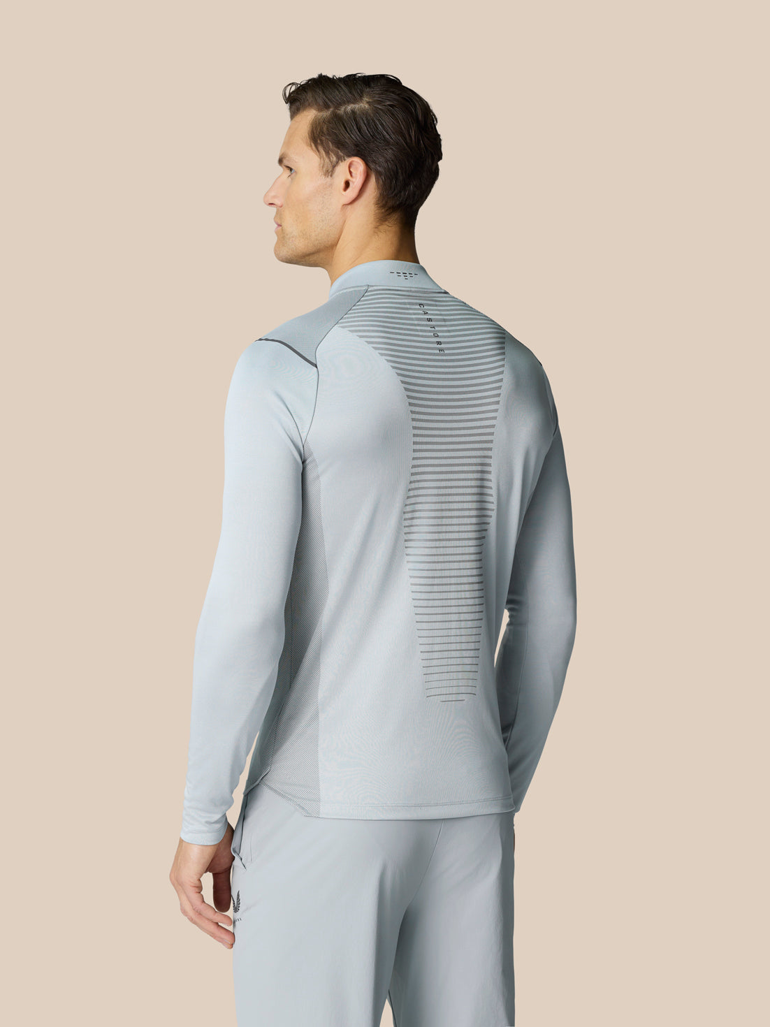 Pinnacle LVS 1/4 Zip Top - Mid Grey - Mid Grey/Gunmetal