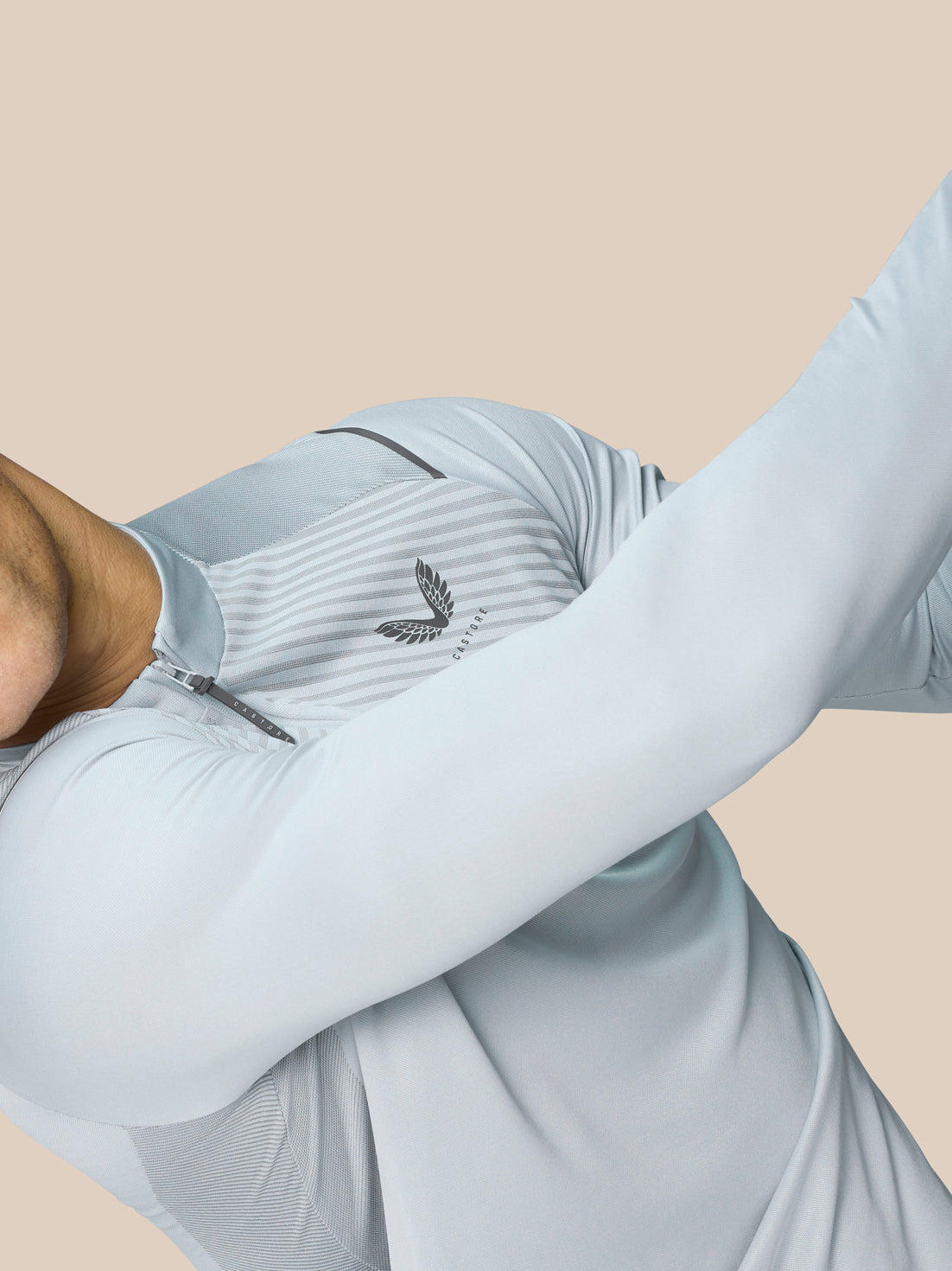 Pinnacle LVS 1/4 Zip Top - Mid Grey - Mid Grey/Gunmetal