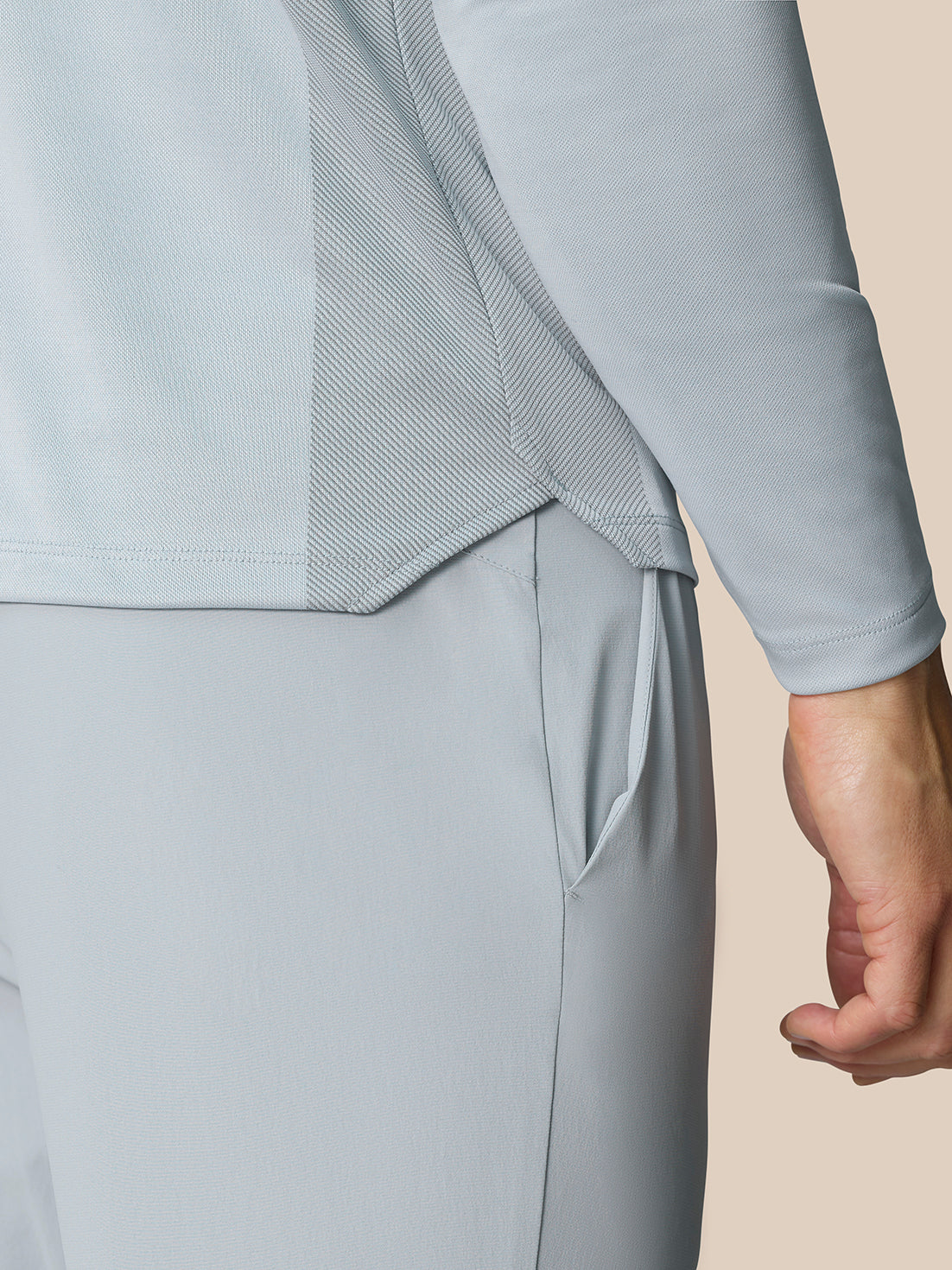 Pinnacle LVS 1/4 Zip Top - Mid Grey - Mid Grey/Gunmetal