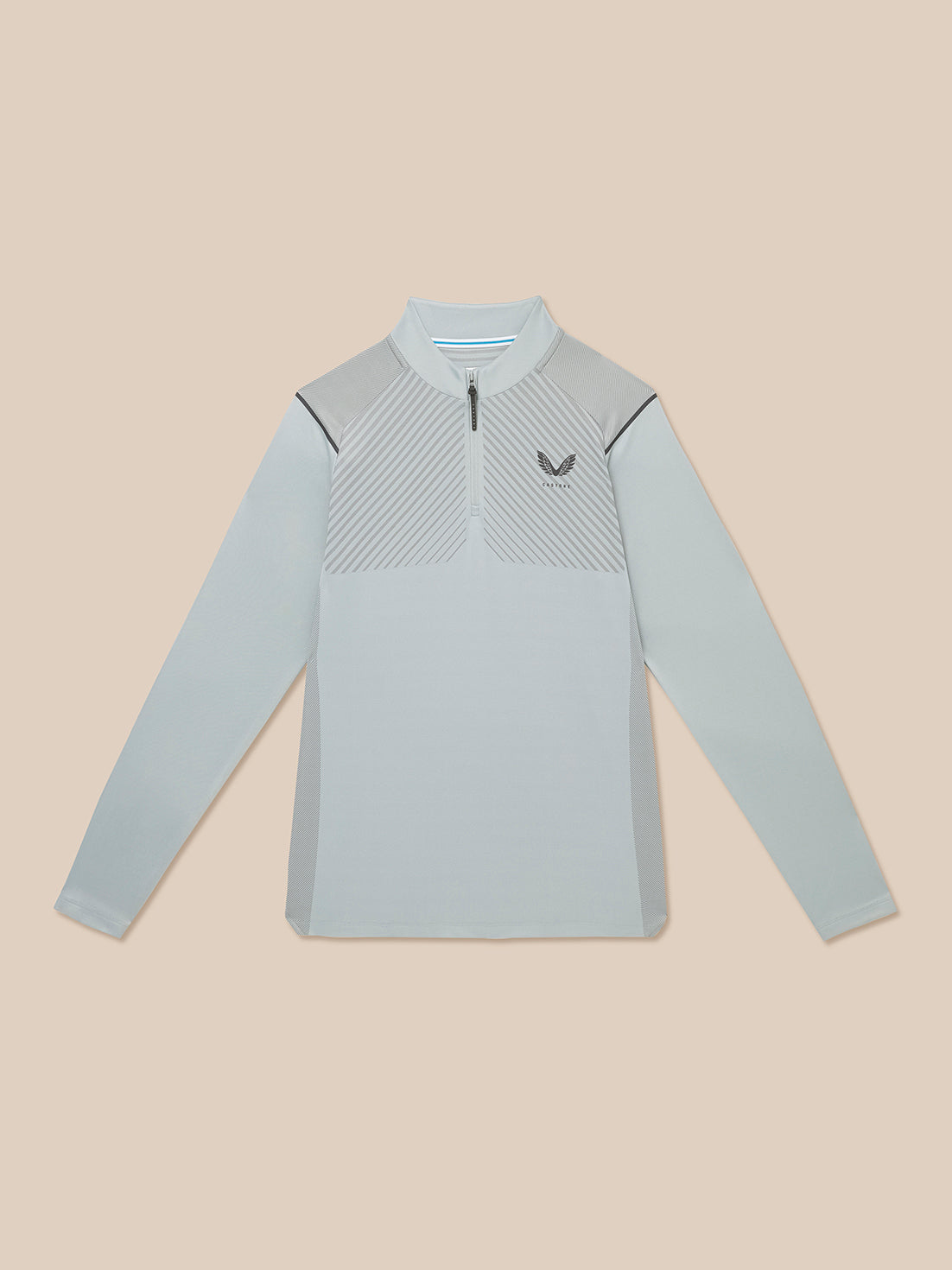 Pinnacle LVS 1/4 Zip Top - Mid Grey - Mid Grey/Gunmetal