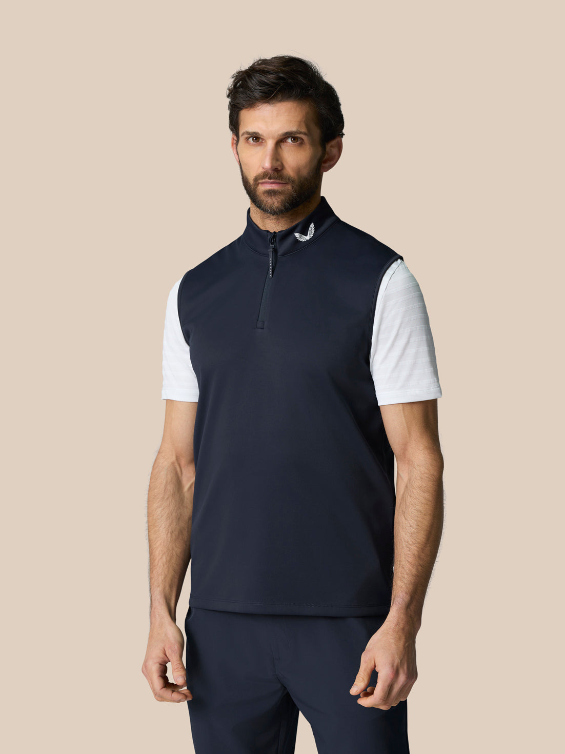 Club 1/2 Zip Gilet - Navy - Midnight Navy