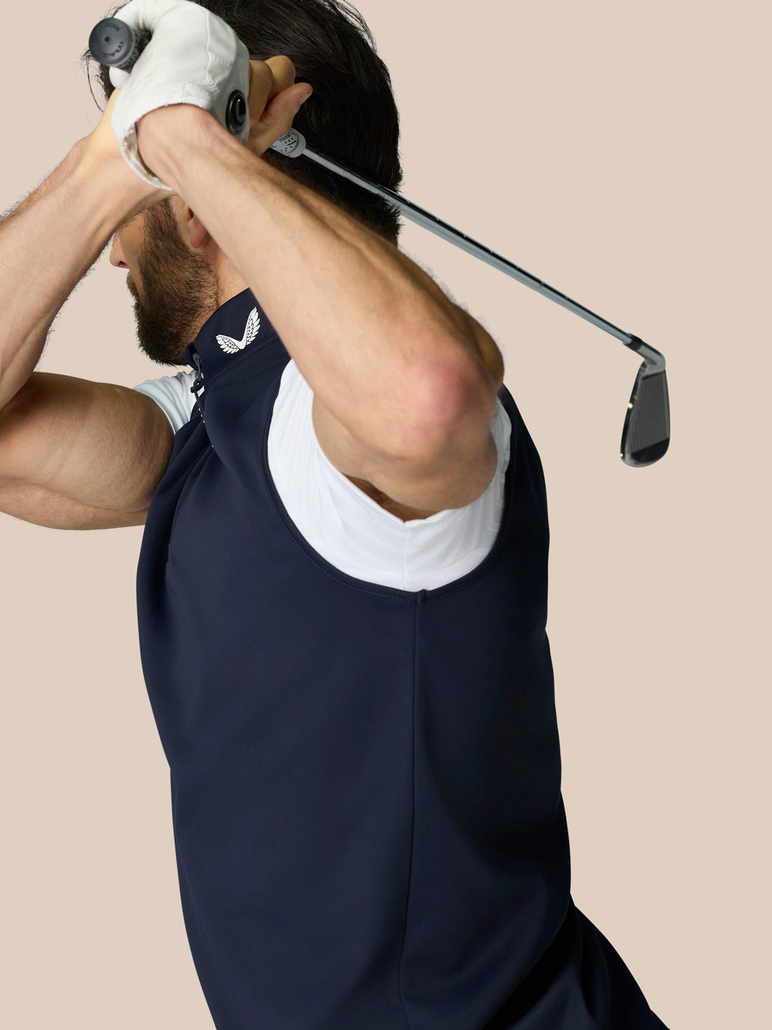 Club 1/2 Zip Gilet - Navy - Midnight Navy
