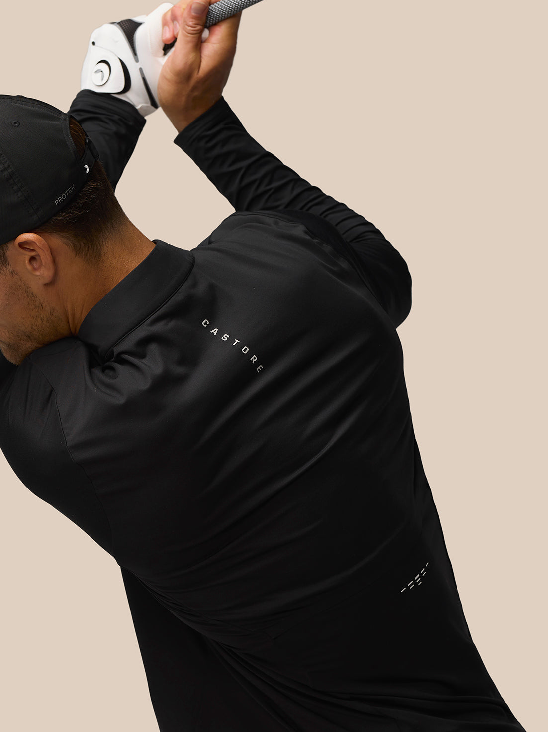 Golf Pinnacle LVS Hybrid 1/2 Zip Top - Black/Alloy