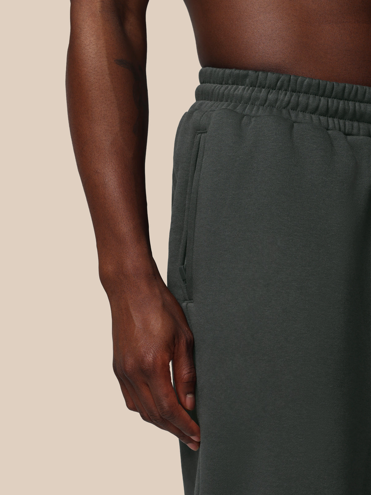 Heren Adapt Cotton Fleece Joggingbroek – Gunmetal - Gunmetal