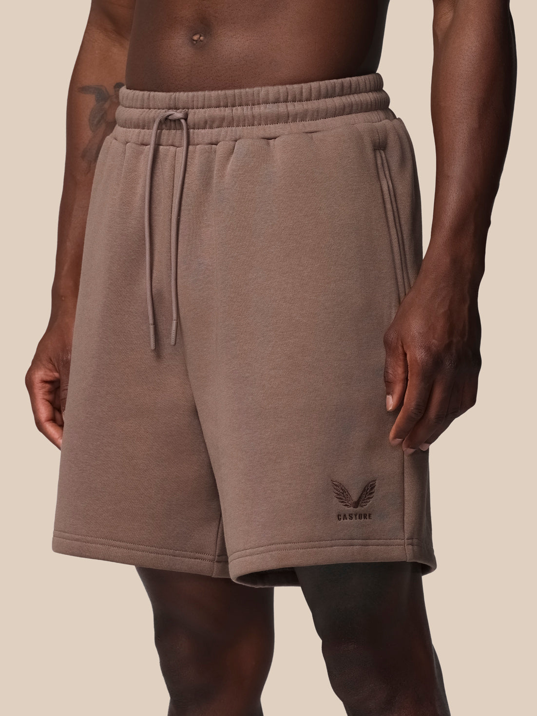 Men’s Adapt Cotton Fleece Shorts - Deep Taupe - Deep Taupe