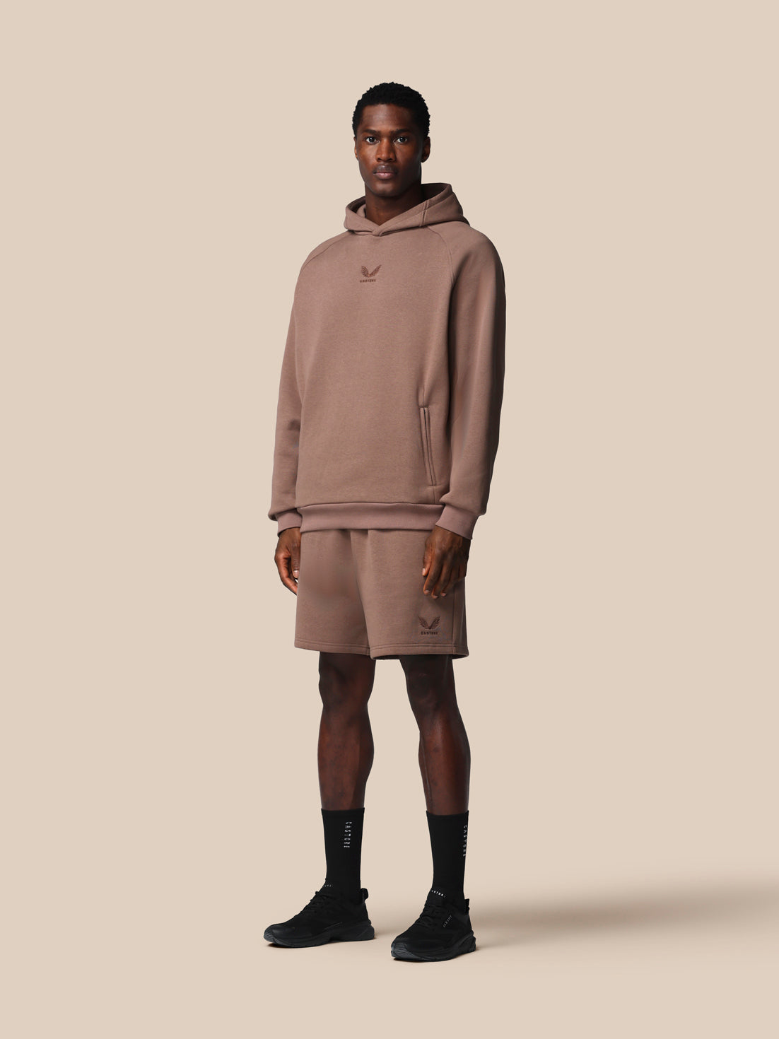 Men’s Adapt Cotton Fleece Shorts - Deep Taupe - Deep Taupe