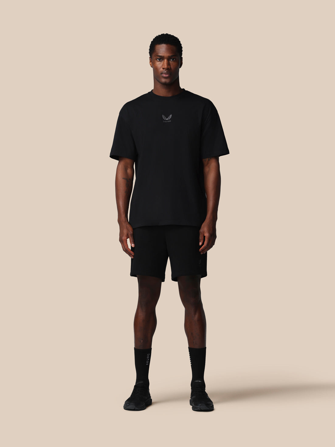 Herren Adapt Cotton Fleece Shorts – Schwarz - Black