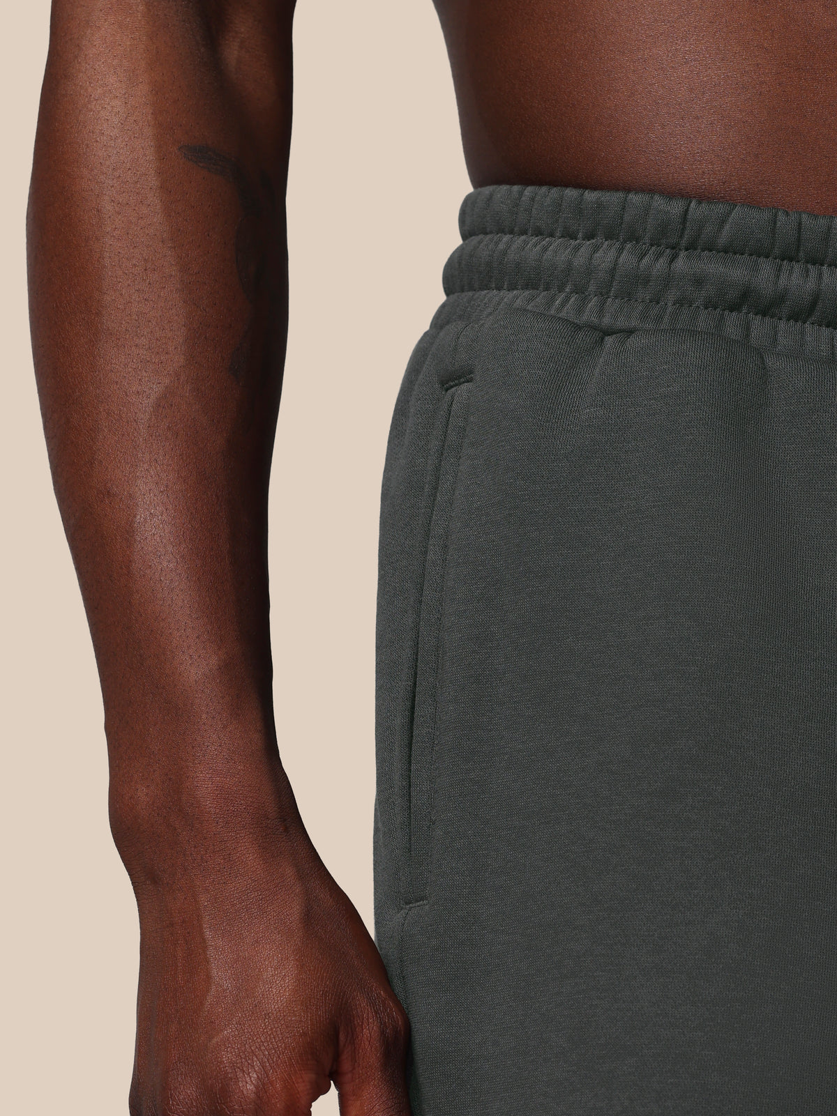 Herren Adapt Cotton Fleece Shorts – Gunmetal - Gunmetal