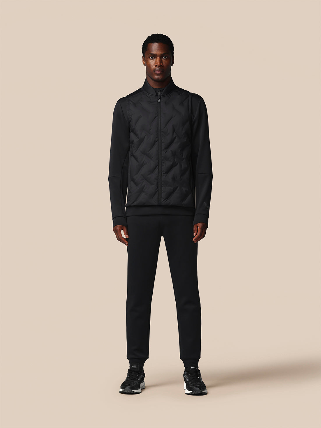 Herren Flex Hybrid Weste – Schwarz - Schwarz