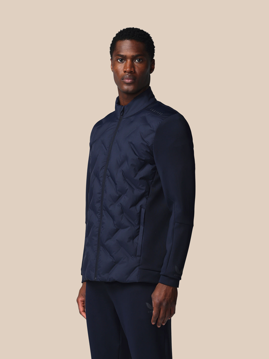 Men’s Flex Long Sleeve Hybrid Jacket - Navy - Navy