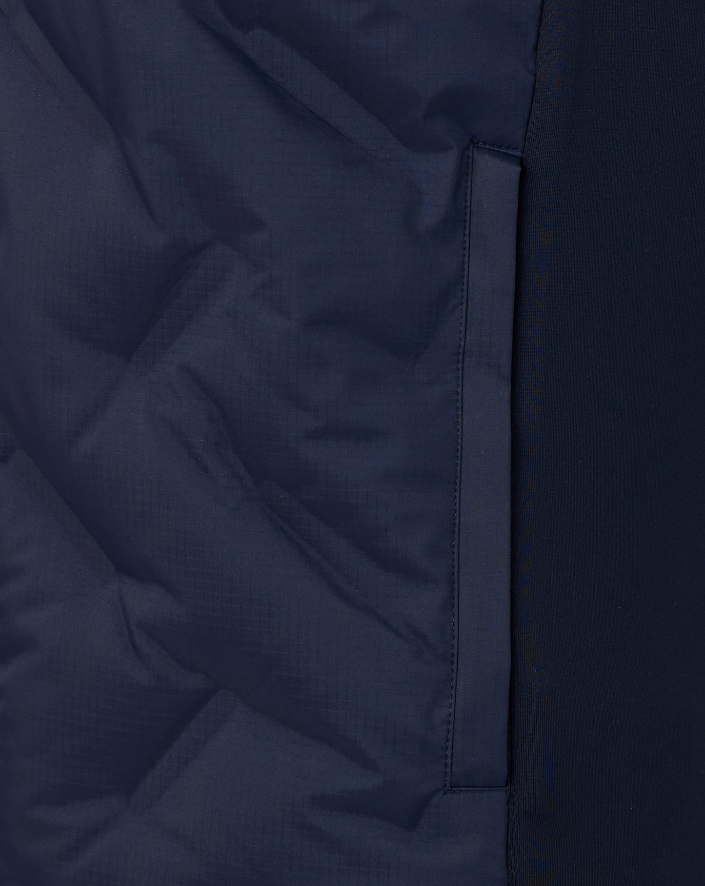 Close-up of a dark blue fabric texture