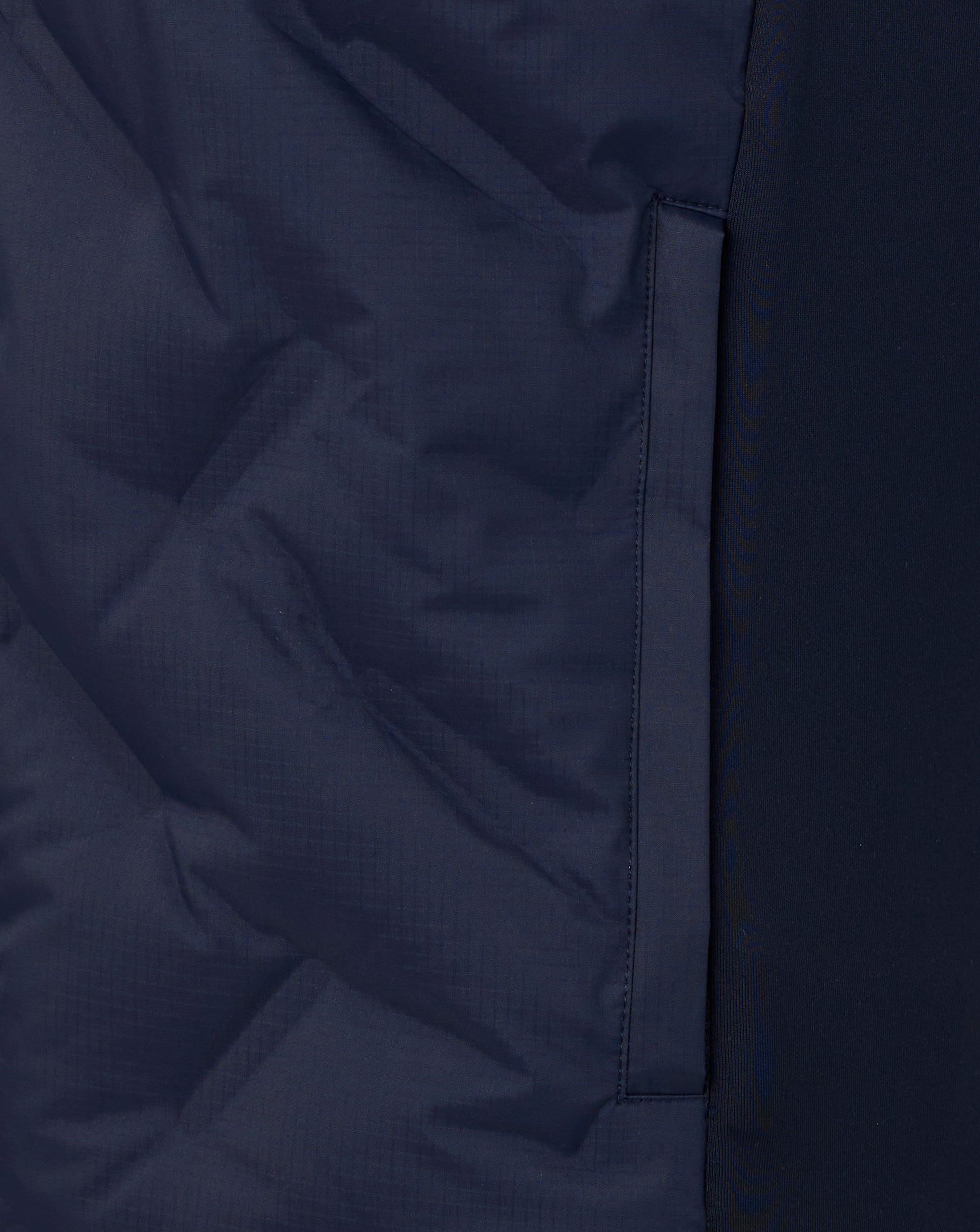 Close-up of a dark blue fabric texture