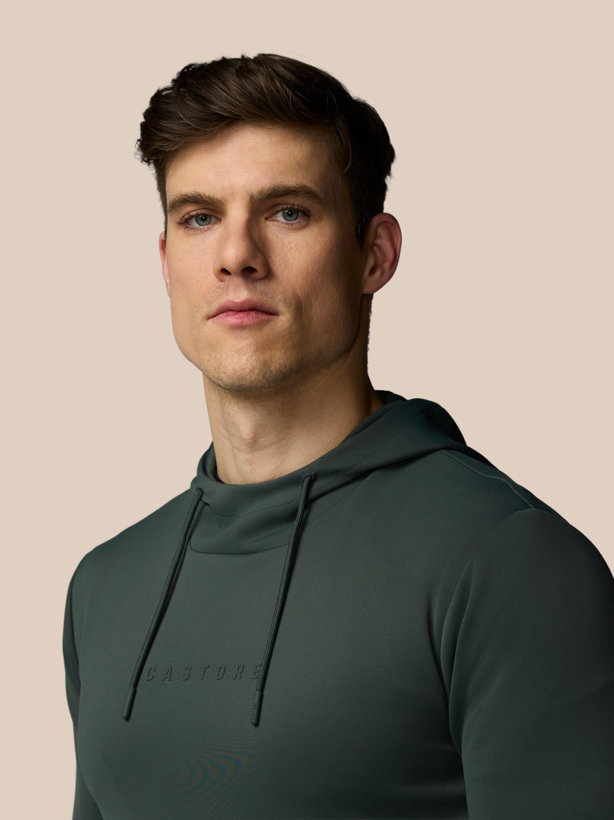 Men’s Flex Long Sleeve Hoodie - Dark Green - Dark Green