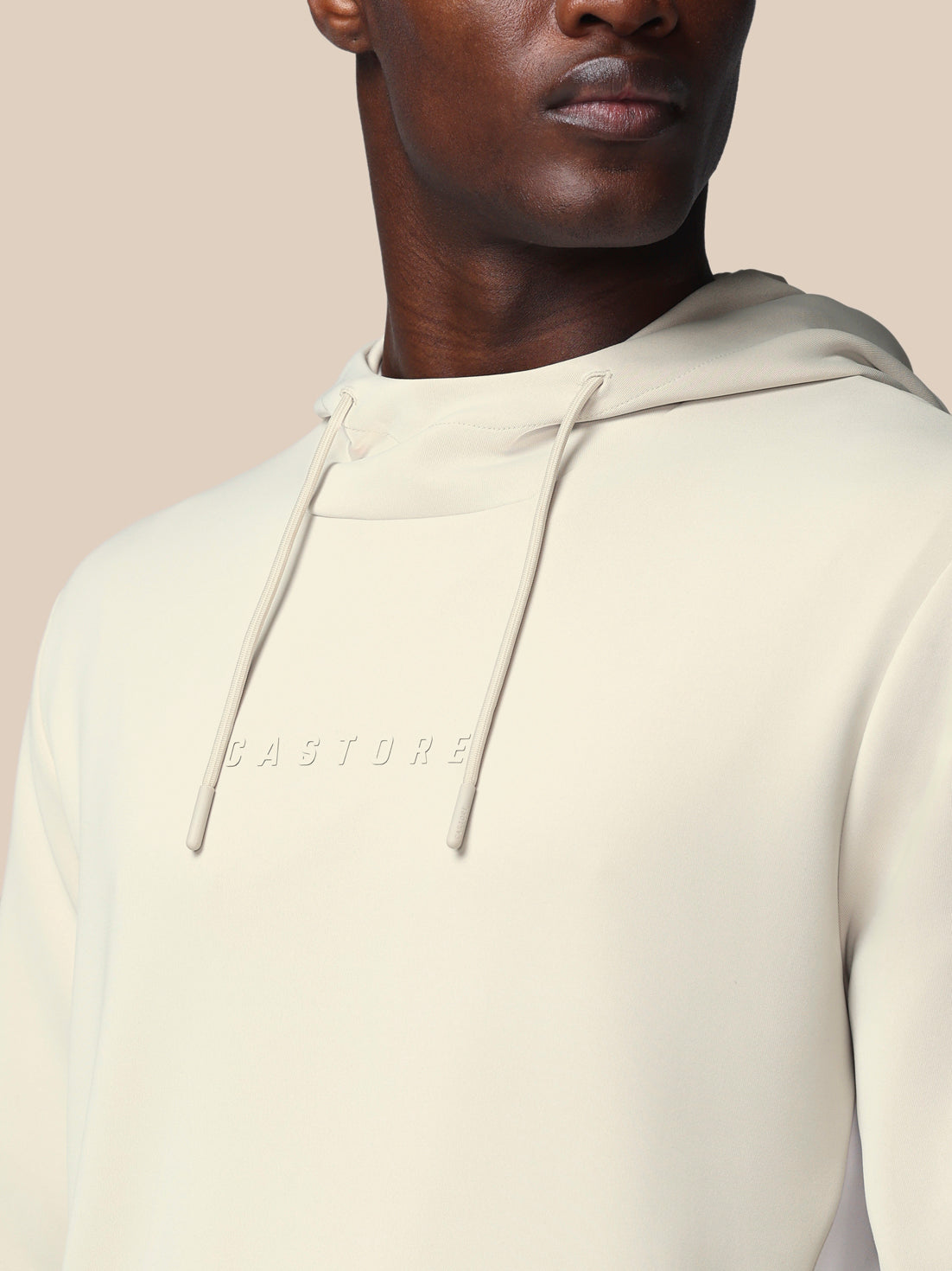 Men’s Flex Long Sleeve Hoodie - Cream - Cream