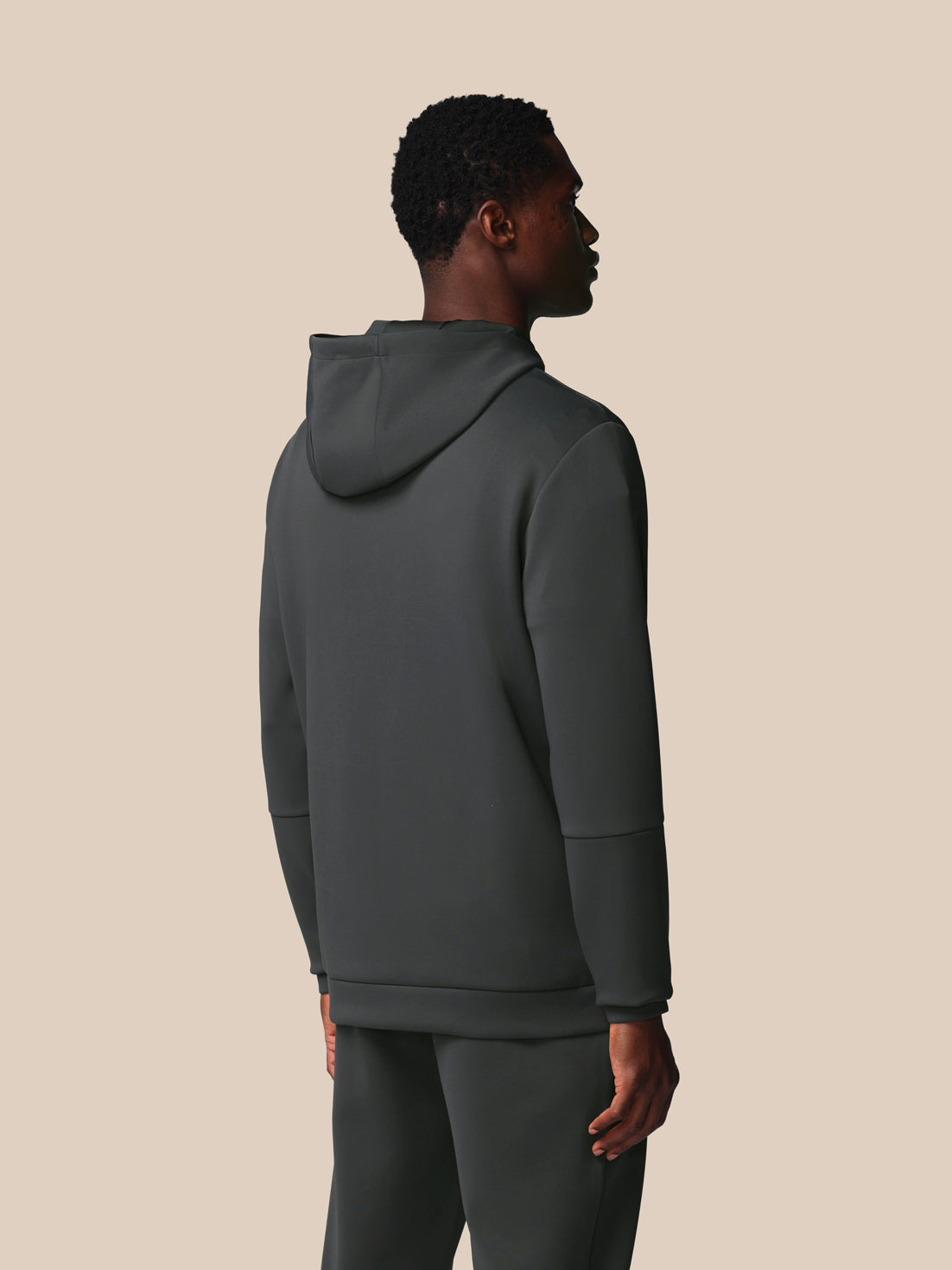 Herren Flex Langarm Hoodie – Gunmetal - Gunmetal