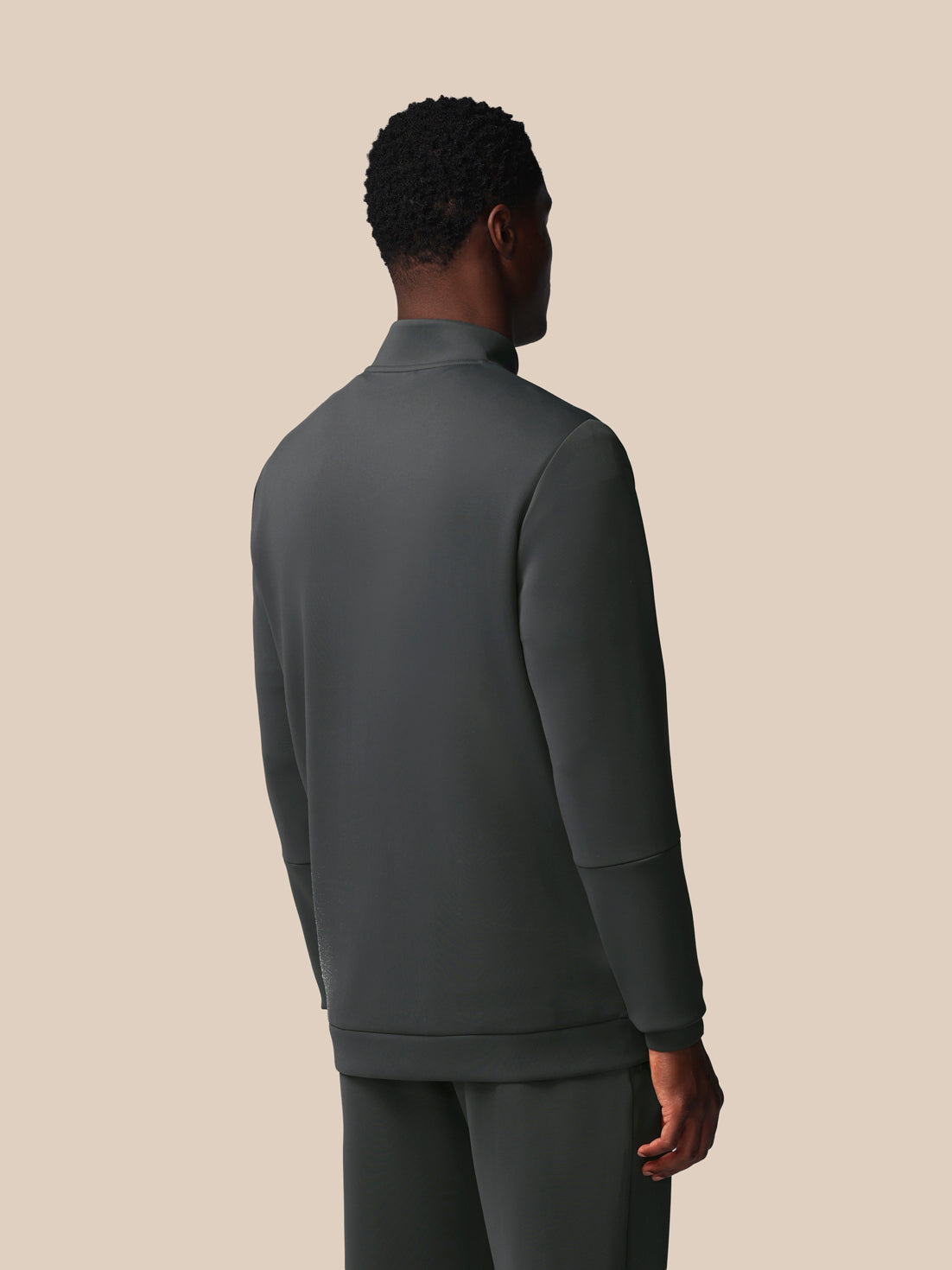 Men’s Flex Long Sleeve Quarter Zip Sweatshirt - Gunmetal - Gunmetal