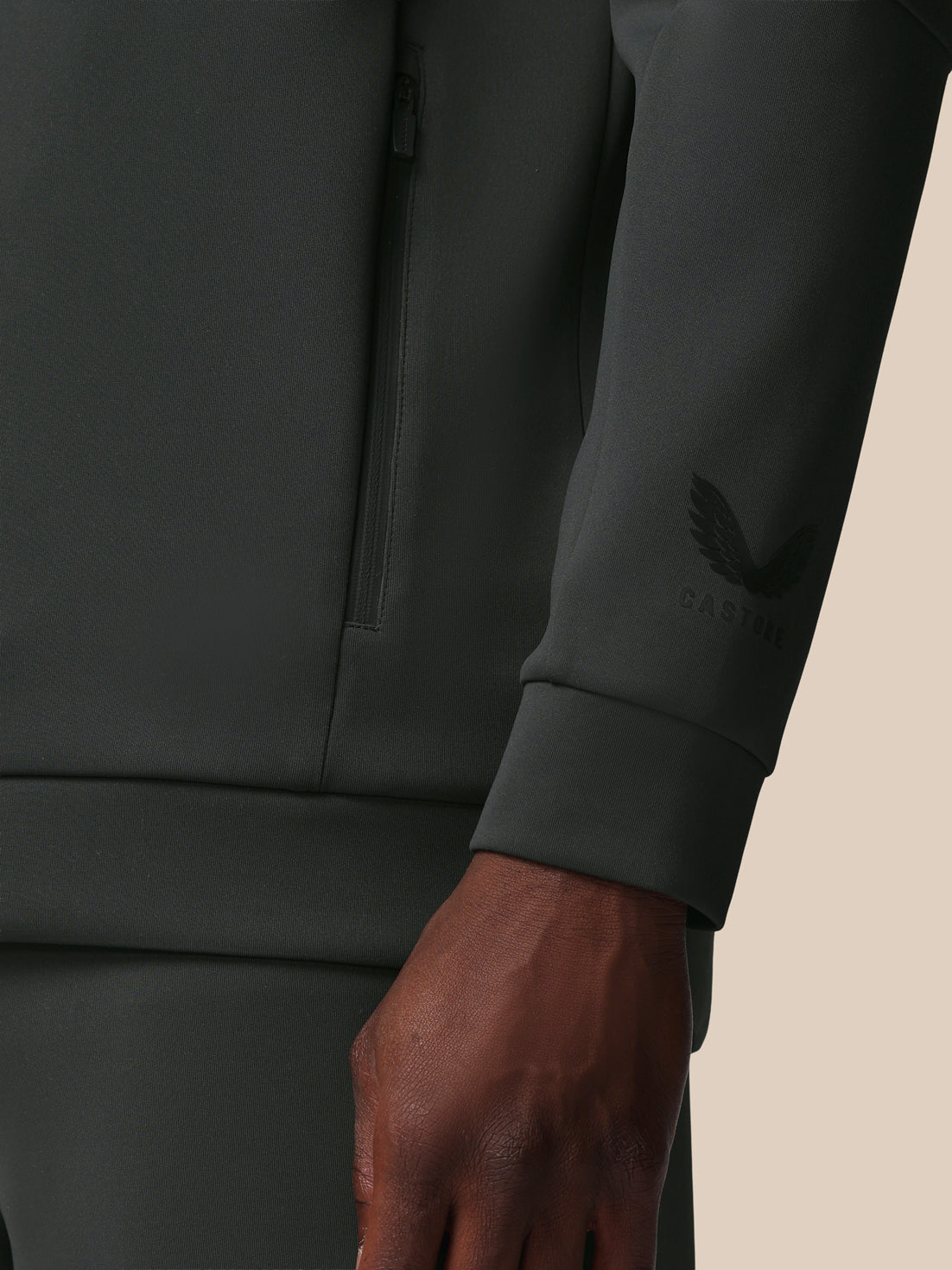 Men’s Flex Long Sleeve Quarter Zip Sweatshirt - Gunmetal - Gunmetal