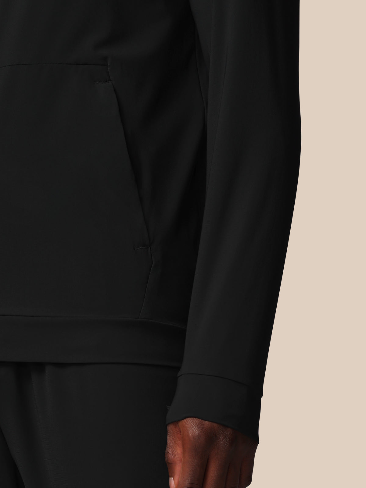 Men’s Flex Long Sleeve Tech Training Jacket - Black - Black