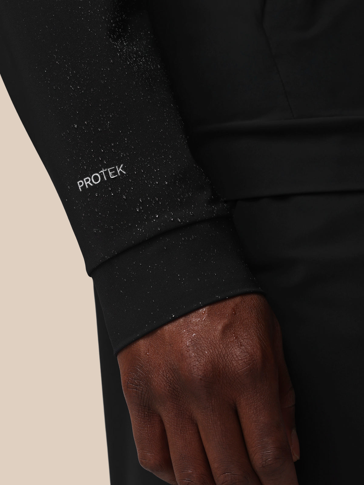 Men’s Flex Long Sleeve Tech Training Jacket - Black - Black