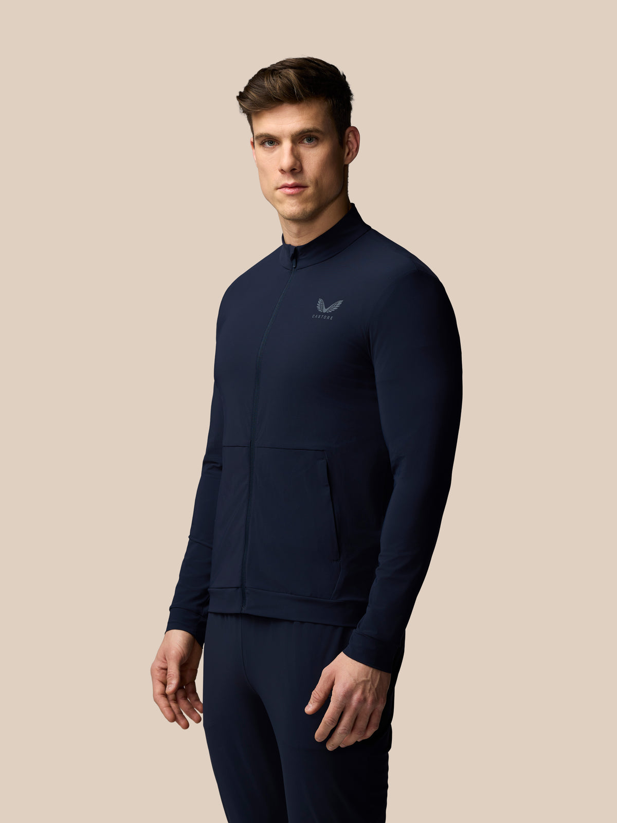 Men’s Flex Long Sleeve Tech Training Jacket - Navy - Navy
