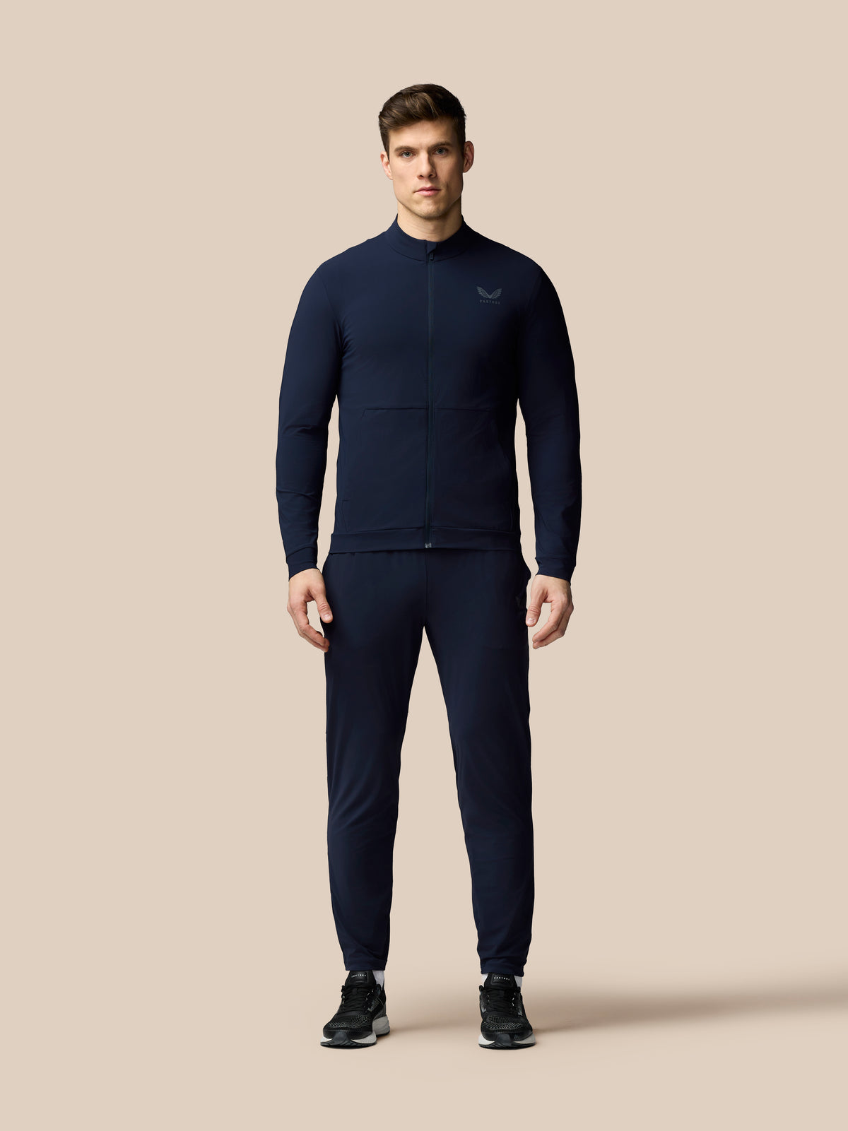 Men’s Flex Long Sleeve Tech Training Jacket - Navy - Navy