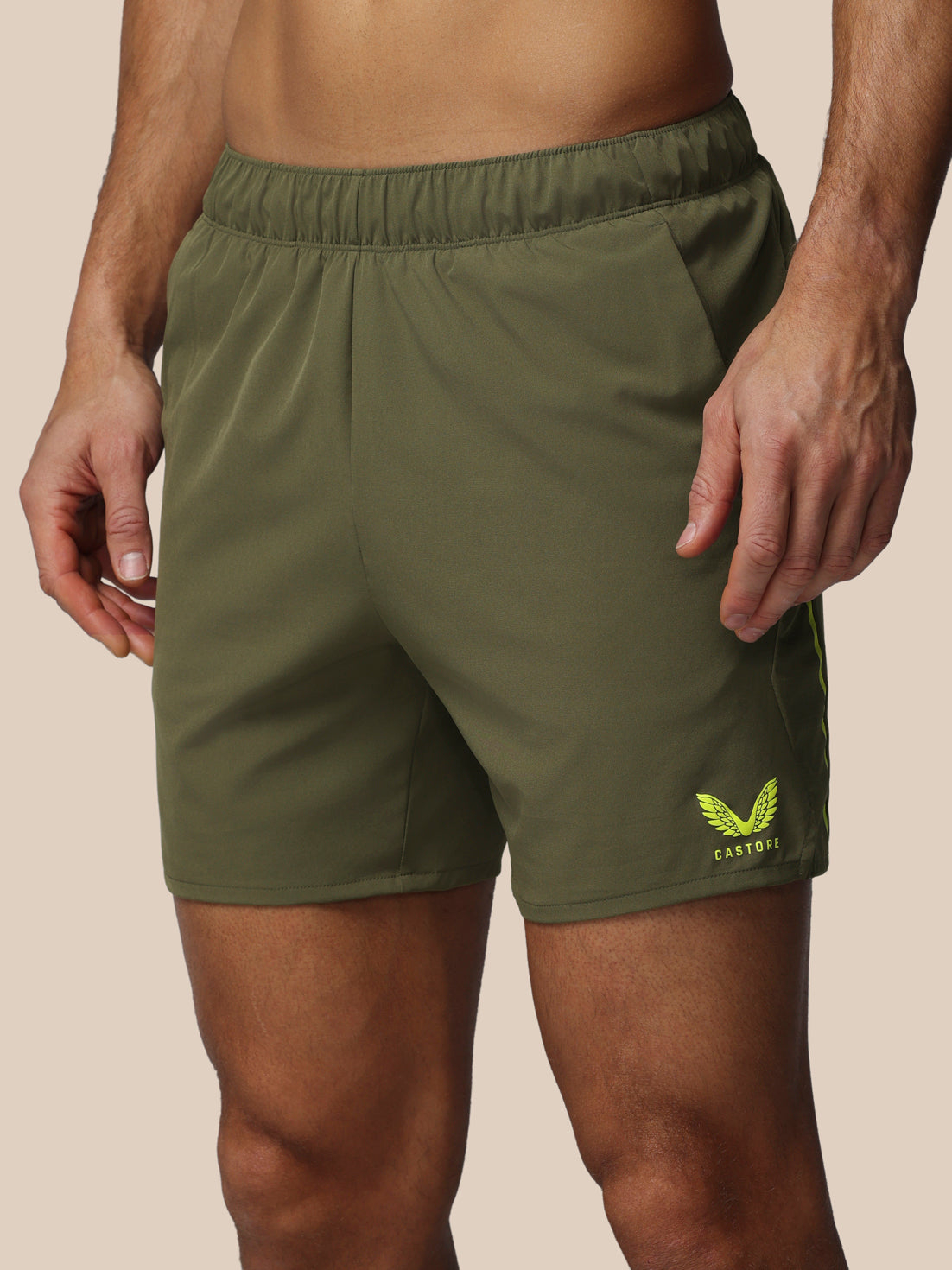 Men’s Apex 6" Shorts w/ Inner Brief - Green - Ivy Green