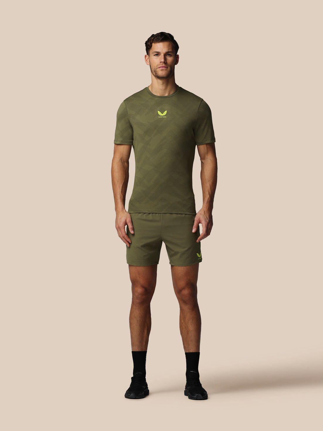 Men’s Apex 6" Shorts w/ Inner Brief - Green - Ivy Green