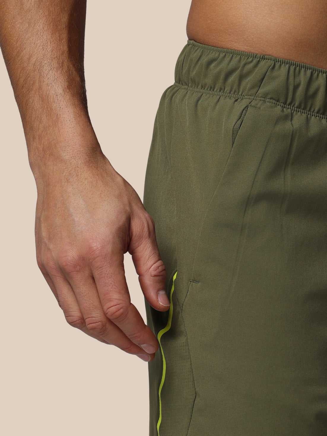 Men’s Apex 6" Shorts w/ Inner Brief - Green - Ivy Green