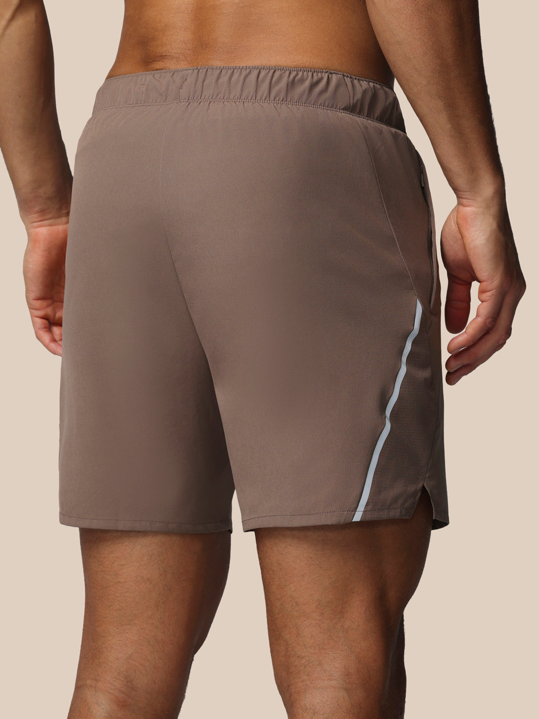 Men’s Apex 6" Shorts w/ Inner Brief - Deep Taupe - Deep Taupe