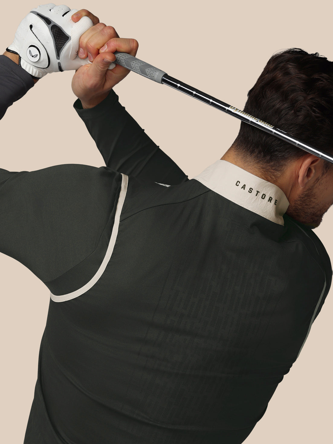 Herren Golf LVS Hybrid Weste – Creme - Cream