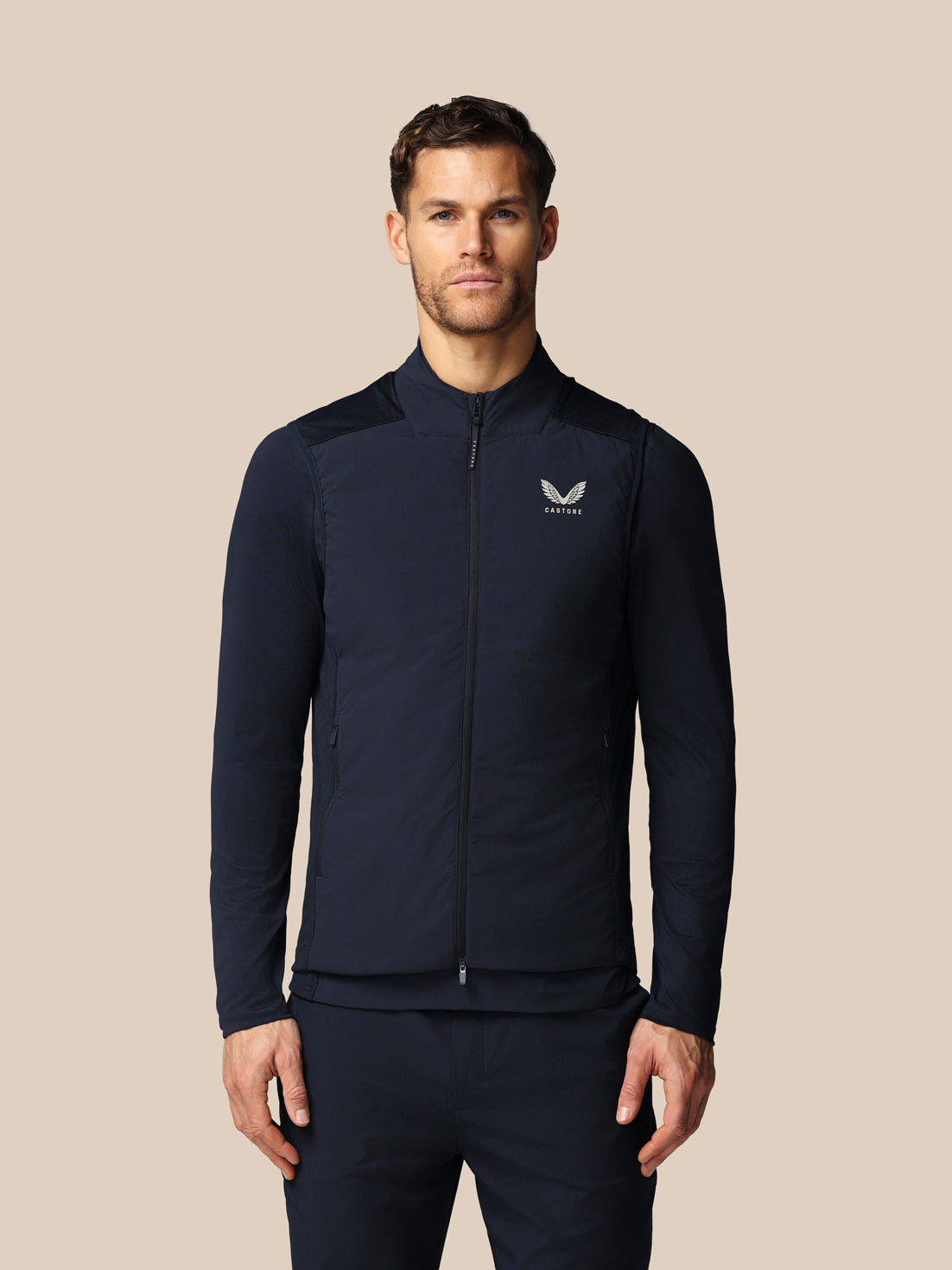 Men’s Golf LVS Hybrid Gilet - Navy - Navy