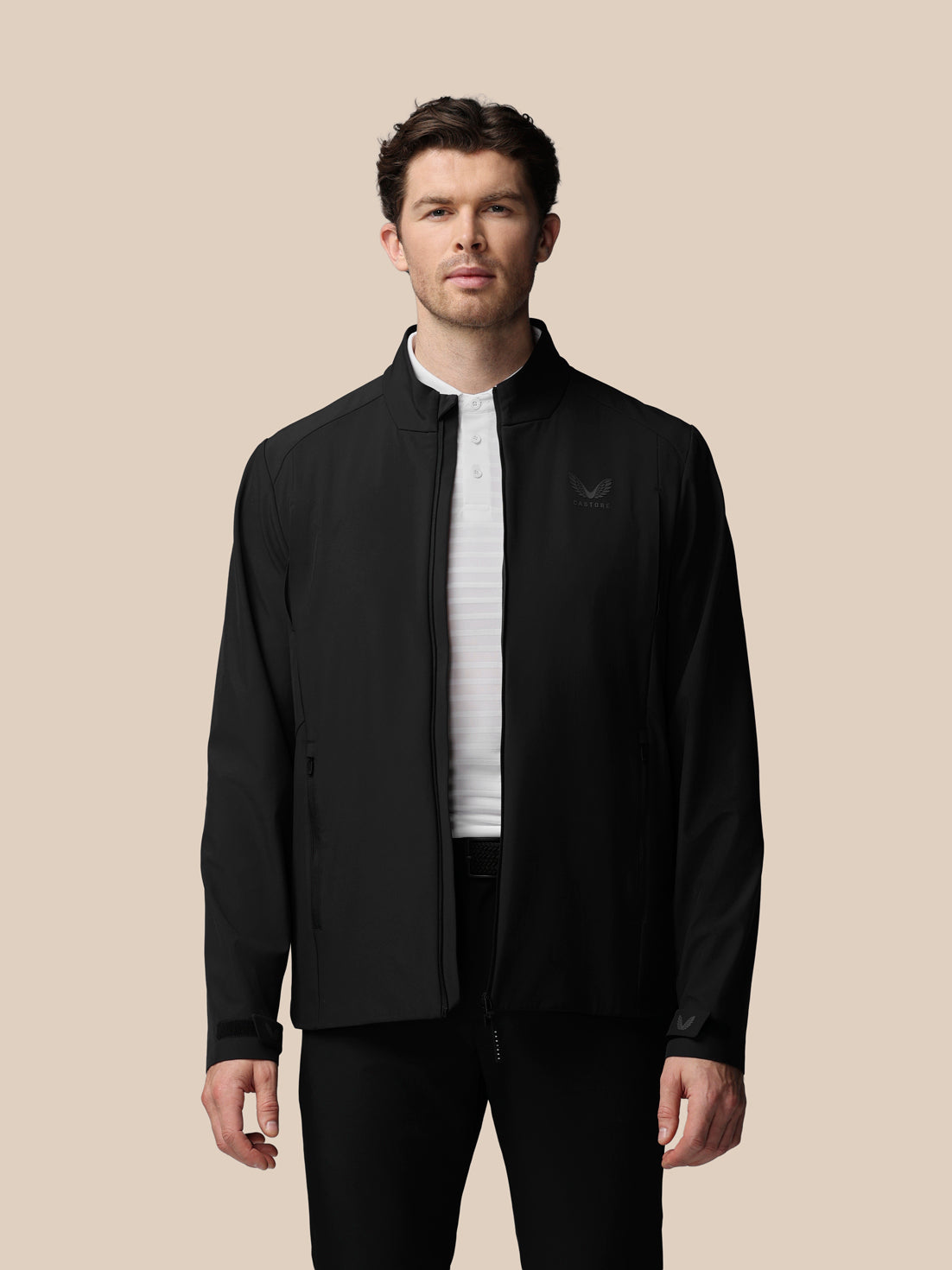Men’s Golf LVS Woven Jacket - Black - Black