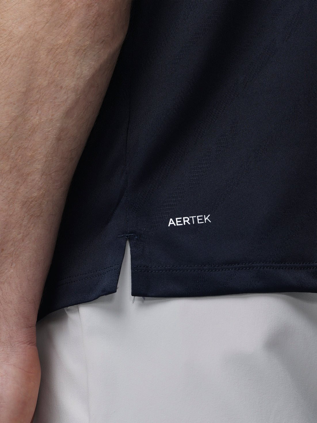 Men’s Golf LVS Engineered Knit Short Sleeve Polo Top - Navy - Navy