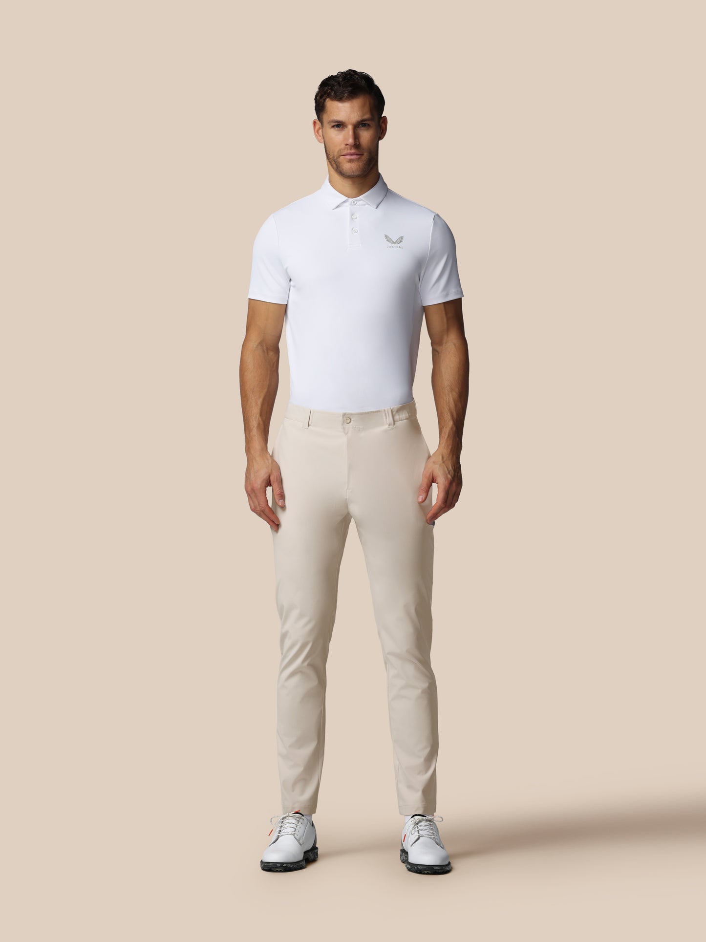 Men’s Golf Trousers - Cream