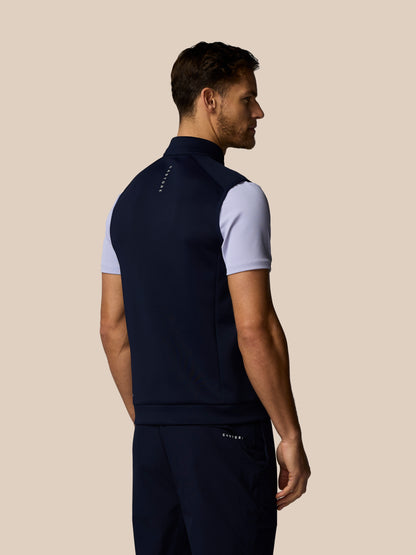 Men’s Golf Flex Half Zip Gilet - Navy