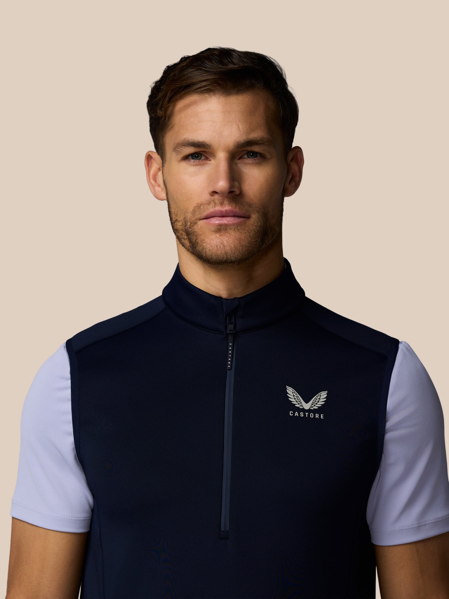 Men’s Golf Flex Half Zip Gilet - Navy