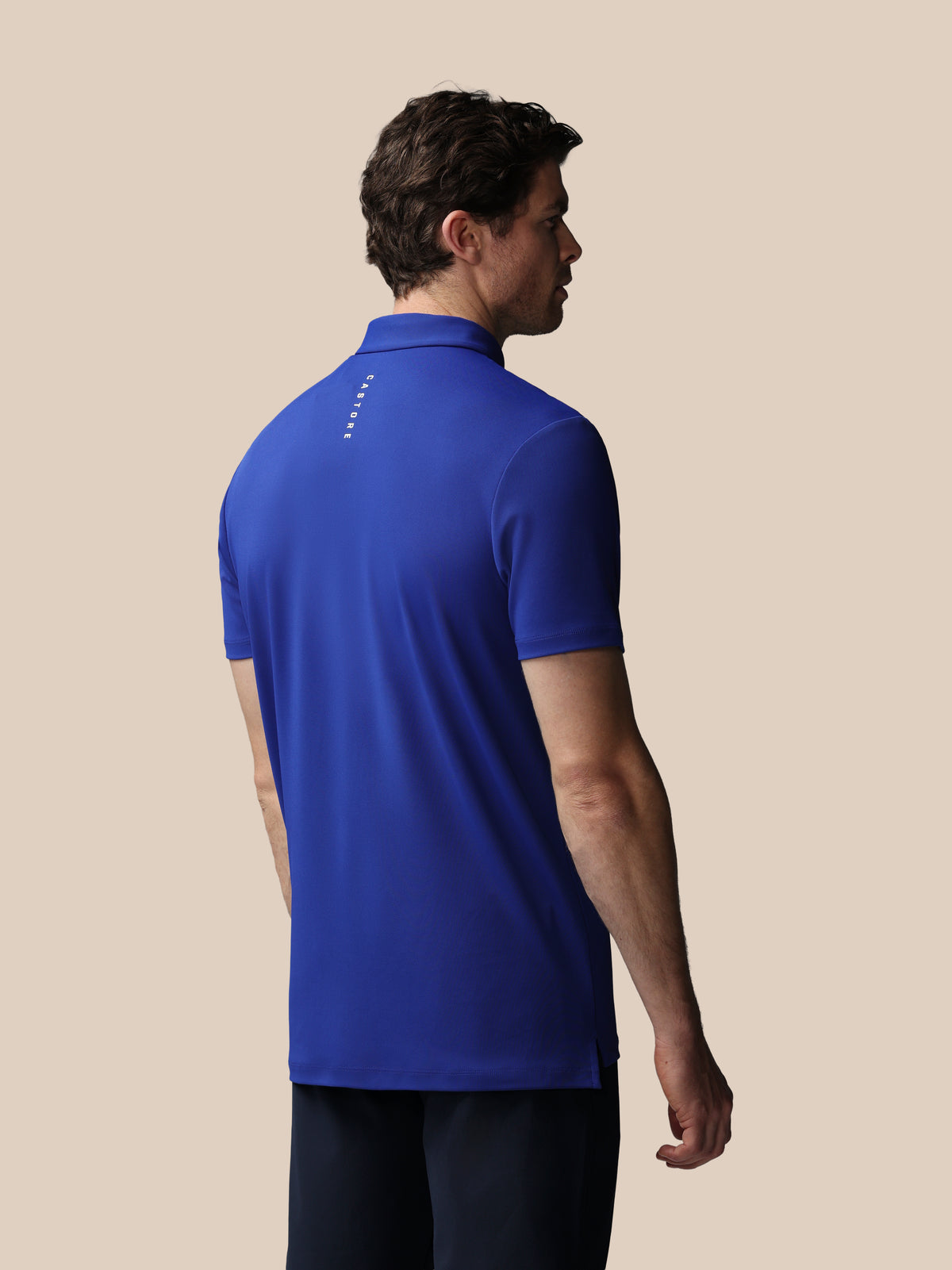 Men’s Golf Essential Short Sleeve Polo Top - Blue - Blue