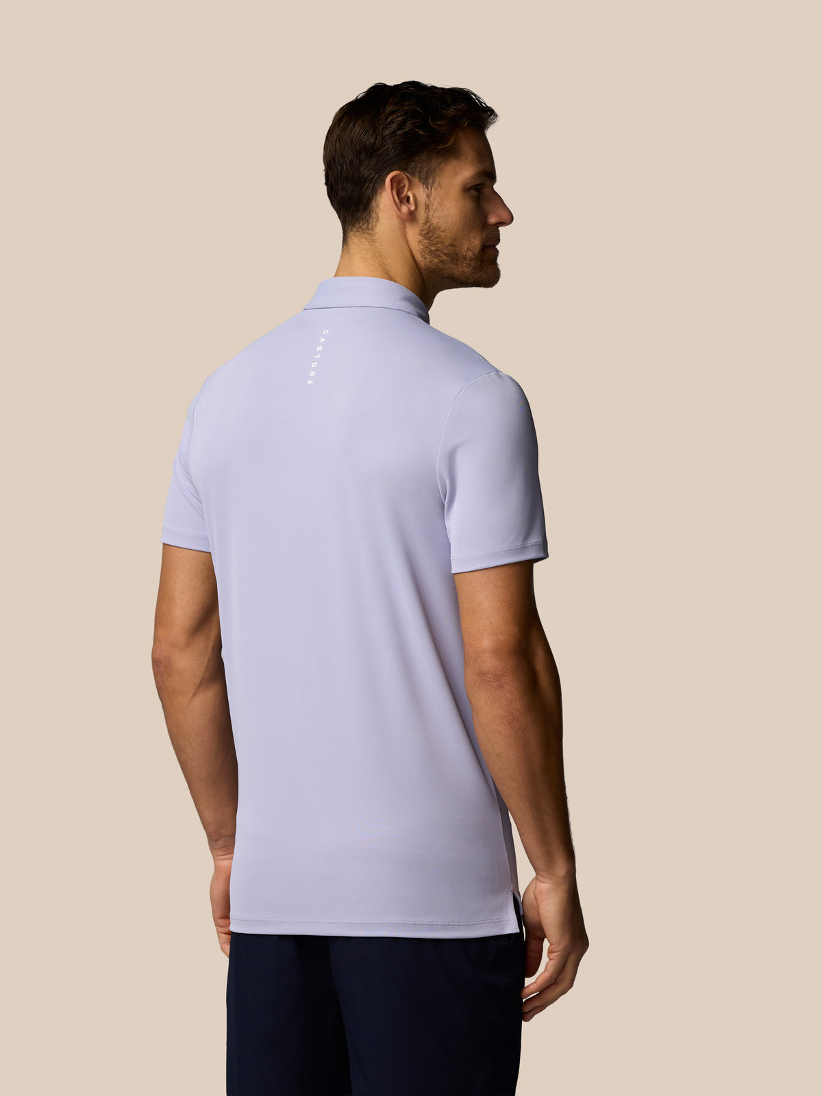Men’s Golf Essential Short Sleeve Polo Top - Lavender - Lavender