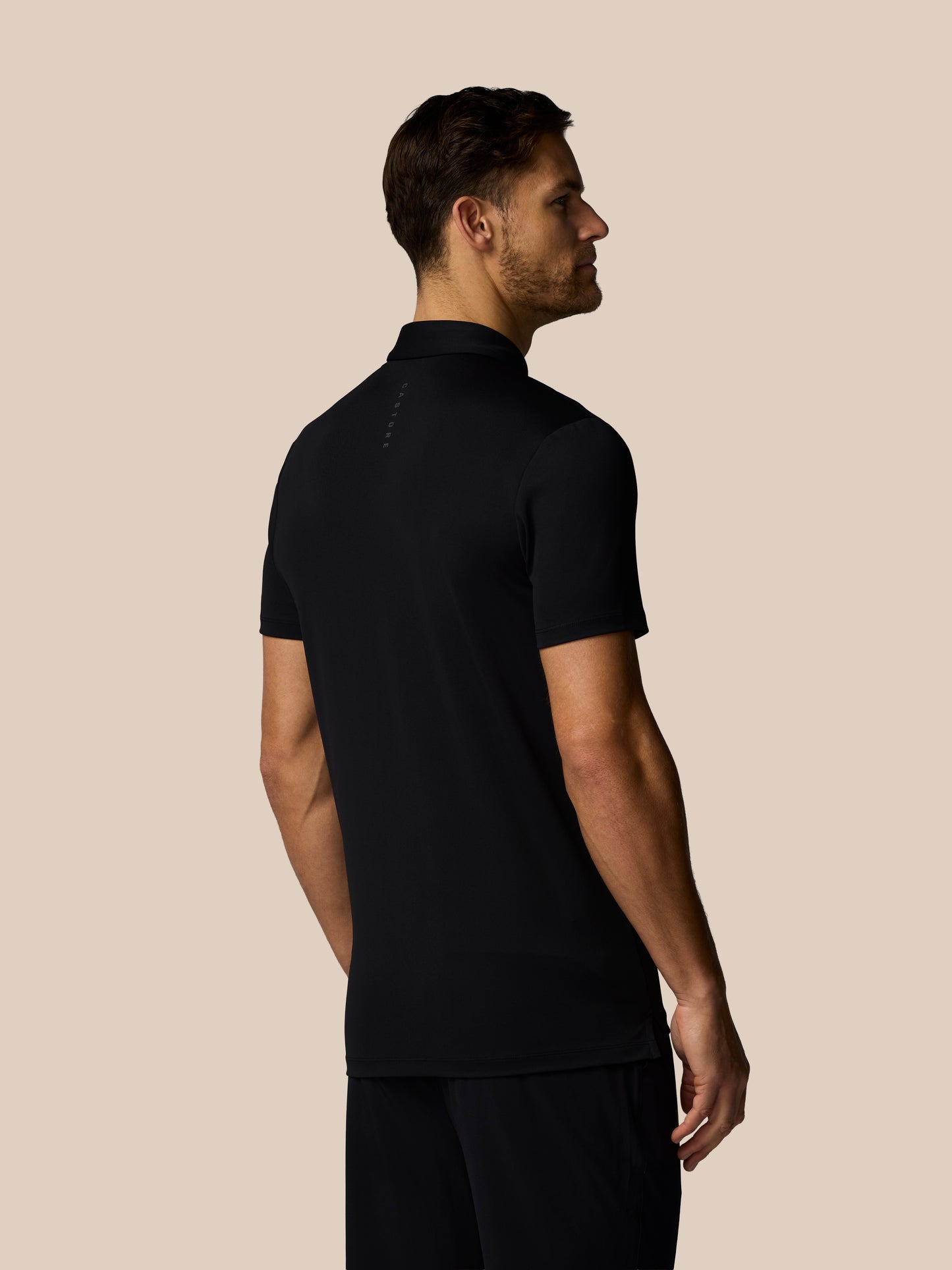 Men’s Golf Essential Short Sleeve Polo Top - Black