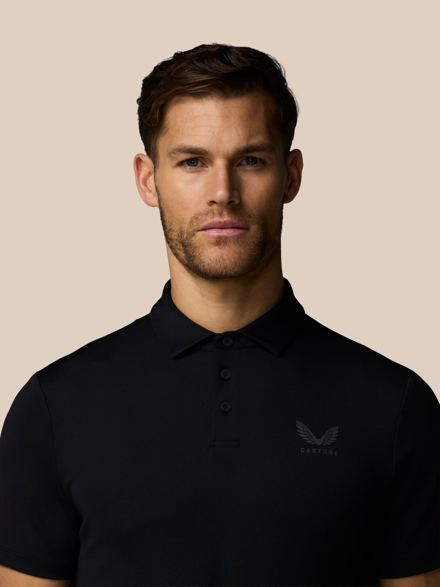 Men’s Golf Essential Short Sleeve Polo Top - Black