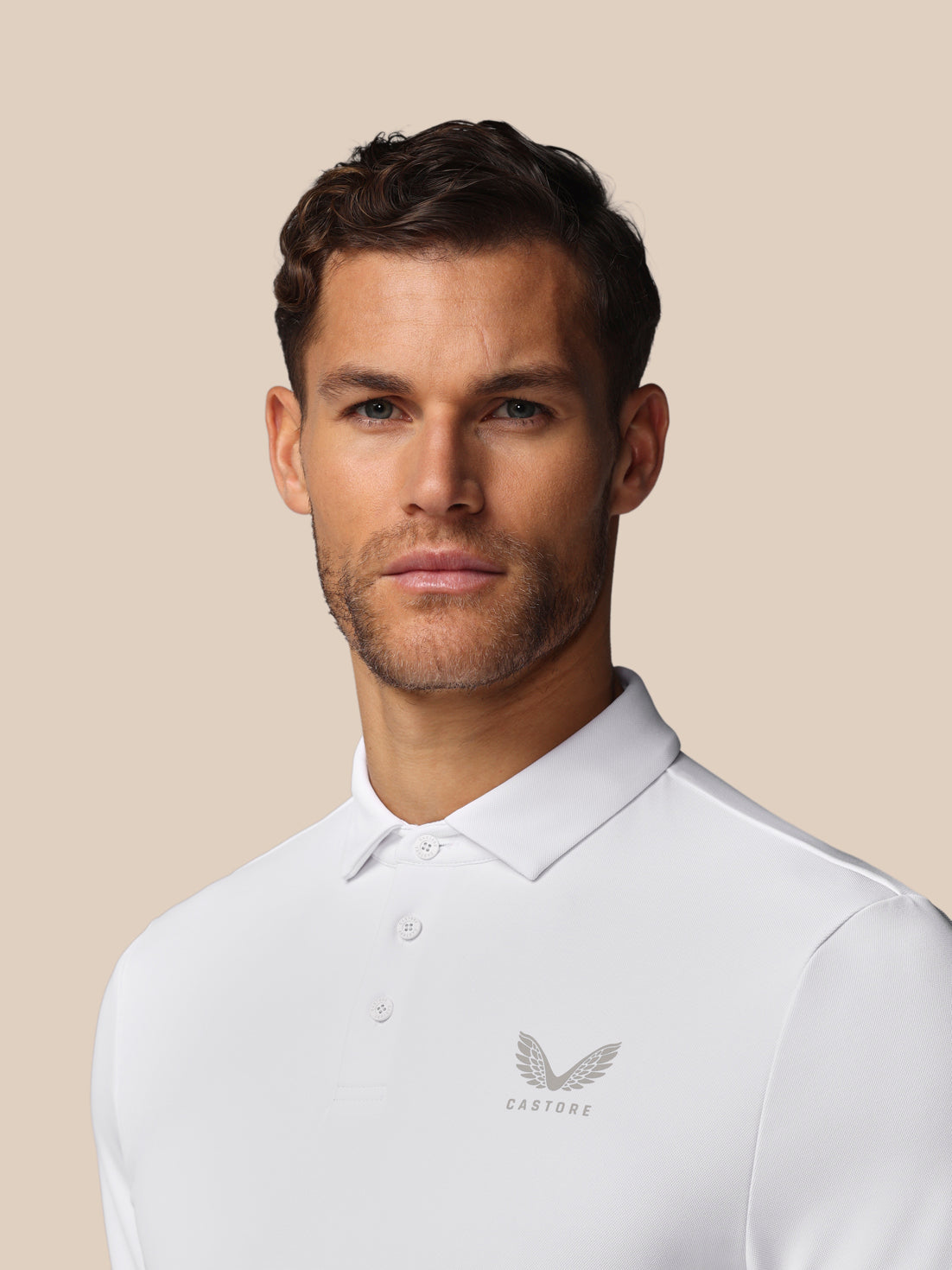 Herren Golf Essential Kurzarm-Poloshirt – Weiss - White