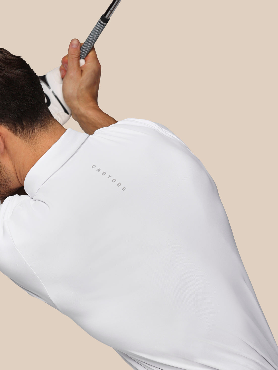 Herren Golf Essential Kurzarm-Poloshirt – Weiss - White