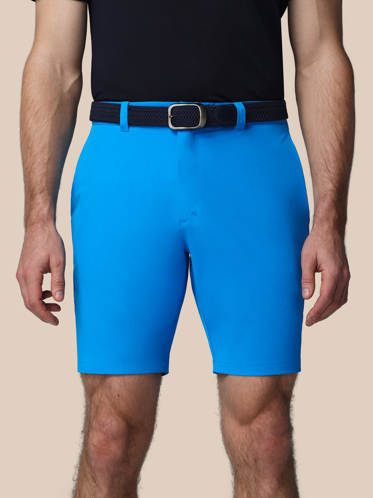 Men’s Golf Shorts - Blue - Ibiza Blue