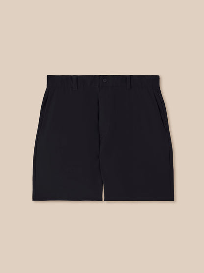 Black shorts on a beige background