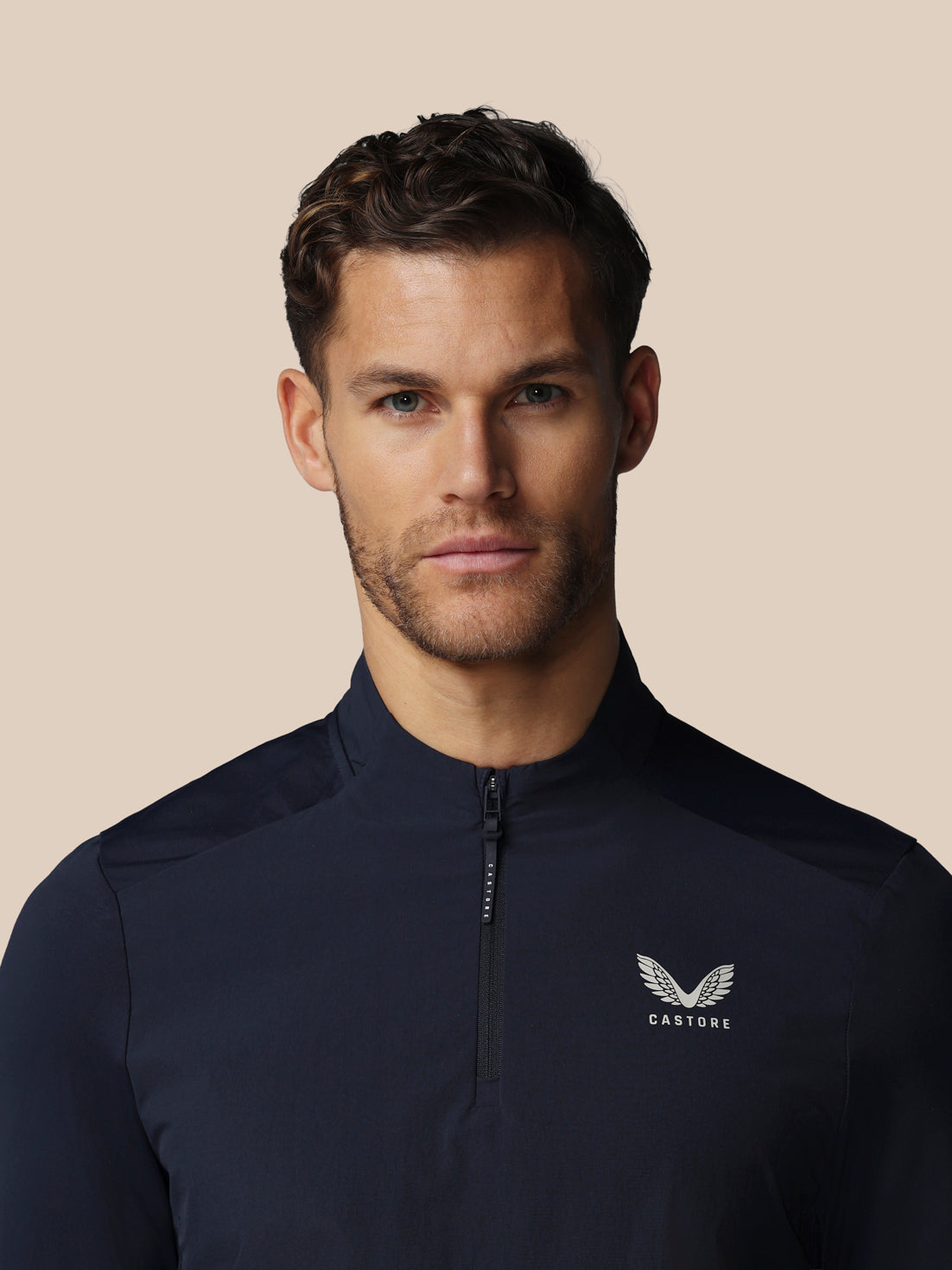 Men’s Golf LVS Quarter Zip Long Sleeve Top - Navy - Navy