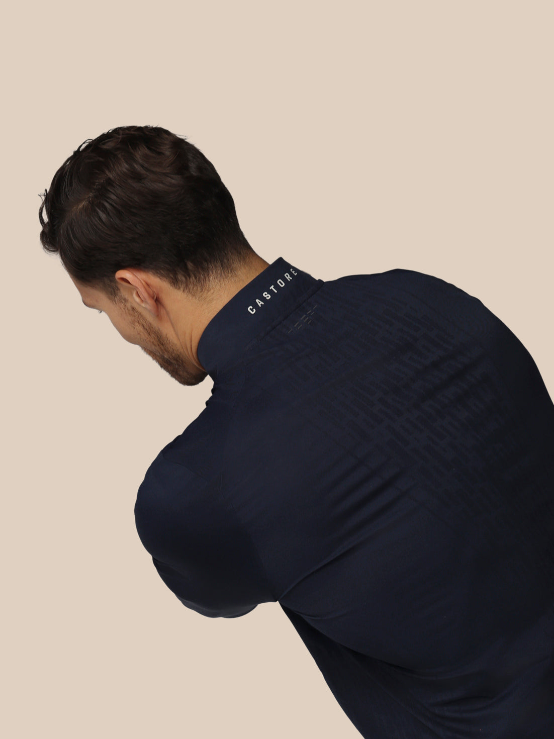 Men’s Golf LVS Quarter Zip Long Sleeve Top - Navy - Navy