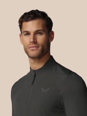 Men’s Golf LVS Quarter Zip Long Sleeve Top - Gunmetal