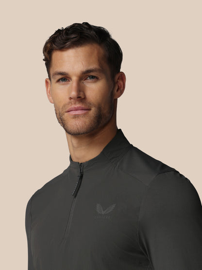 Men’s Golf LVS Quarter Zip Long Sleeve Top - Gunmetal