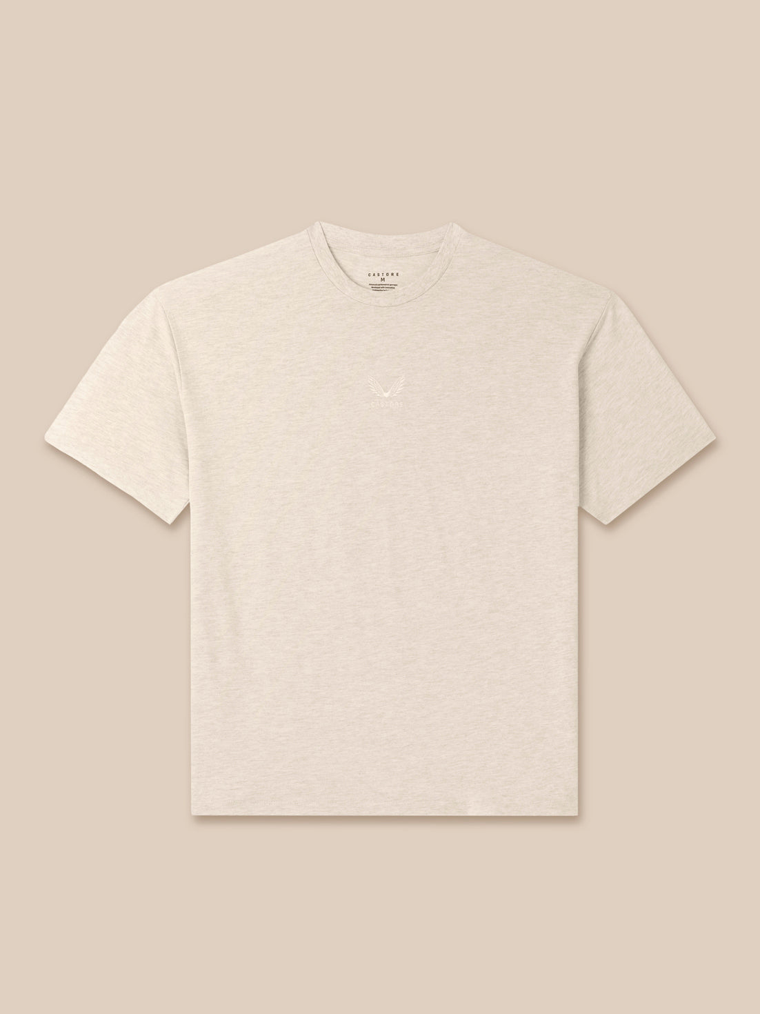 Men’s Adapt Cotton Short Sleeve Loose Fit T-Shirt - Cream