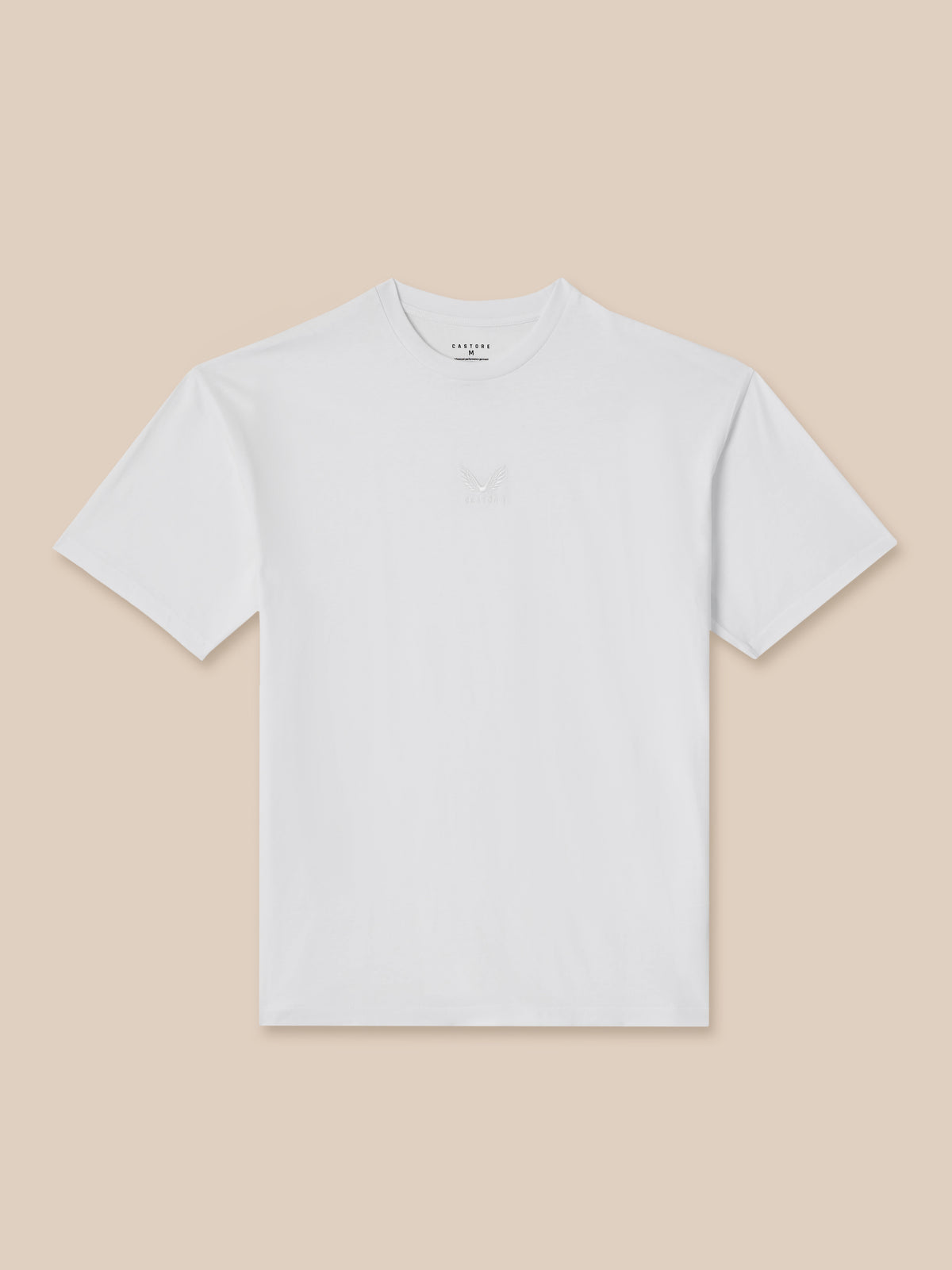Heren Adapt katoenen T-shirt met korte mouw en loose fit – wit - Wit